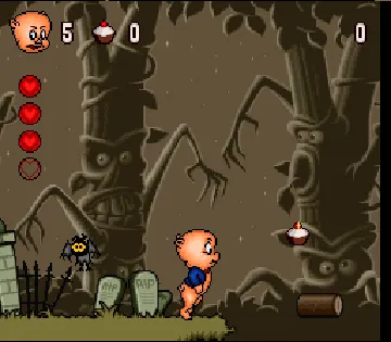 Porky Pig's Haunted Holiday (USA) (Beta) screen shot game playing